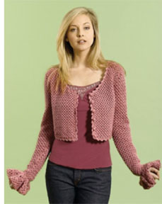 Free Lacy Cropped Cardigan Crochet Pattern