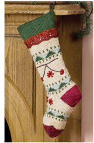 Free Folkways Christmas Stocking Knit Pattern