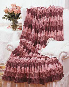 Free Pink Afghan Knit Pattern