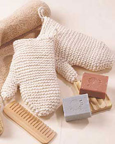 Free Bath Mitt Knit Pattern