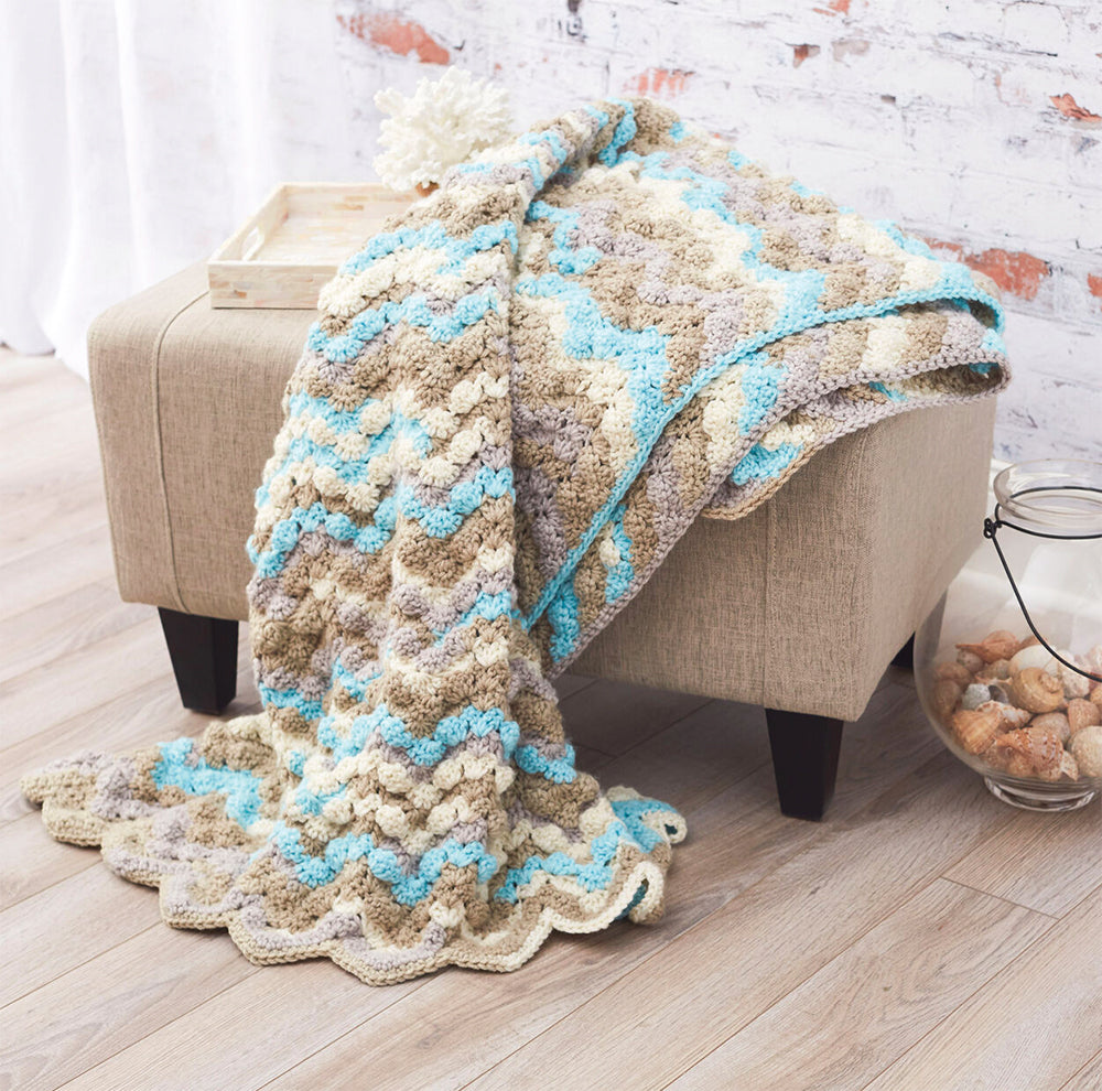 Free Surfer Girl Throw Crochet Pattern