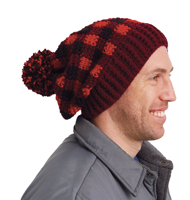 Unisex Buffalo Plaid Beanie Hat - Soft Winter Skull Cap With Cuff, Warm Graphic Beanie For Men & Women