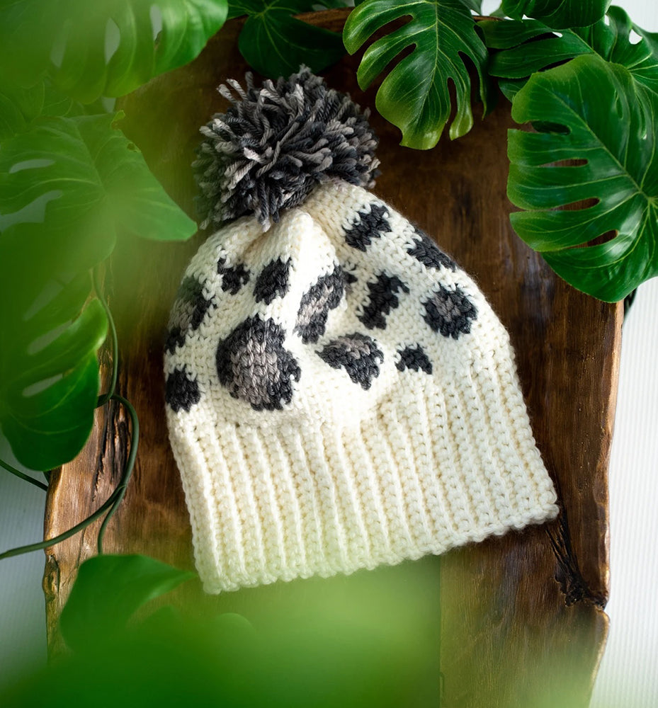 Leopard Knitting Pattern Free Snow Leopard Hat Pattern Mary Maxim
