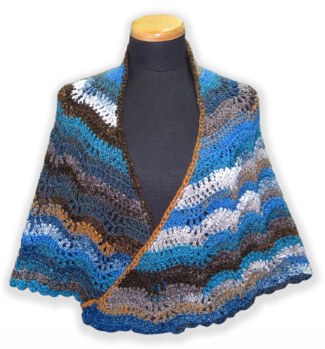 Free Mosaic Crochet Shawl Pattern