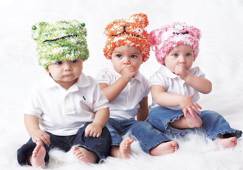 Modèle de chapeaux de créatures confortables en tricot gratuit