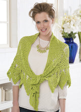 Free Romantic Pineapple Shawl Pattern