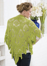Free Romantic Pineapple Shawl Pattern