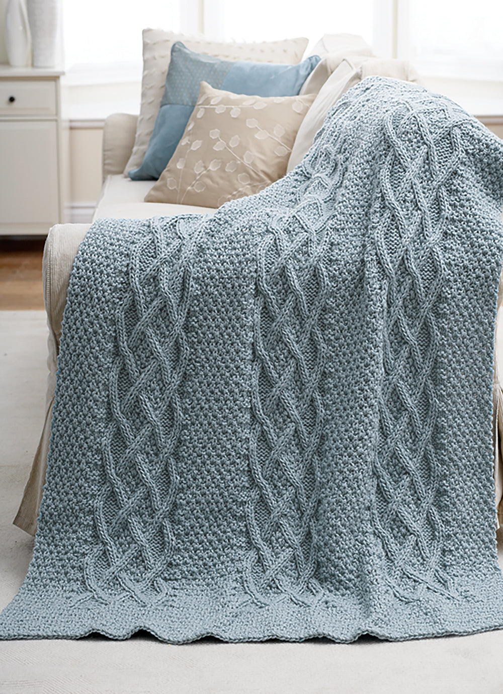 Free Cushy Cables Afghan Pattern