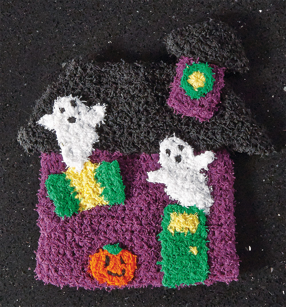 Free Haunted House Hot Pad Pattern