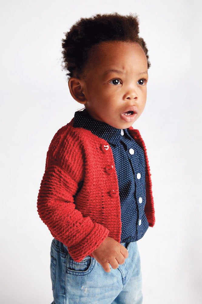 Free Soft & Simple Knit Baby Cardi Pattern