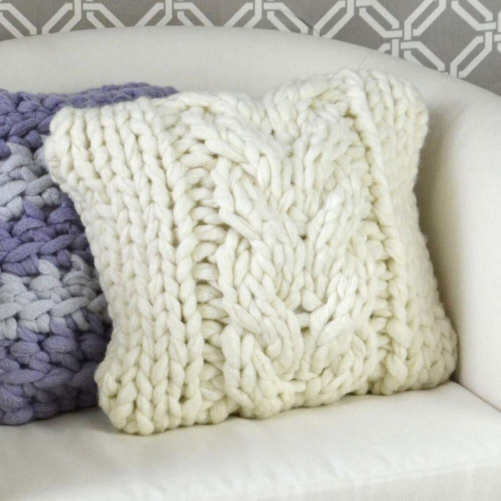 Net Pillow Pattern Free Couture Cable Pillow Pattern – Mary Maxim Ltd