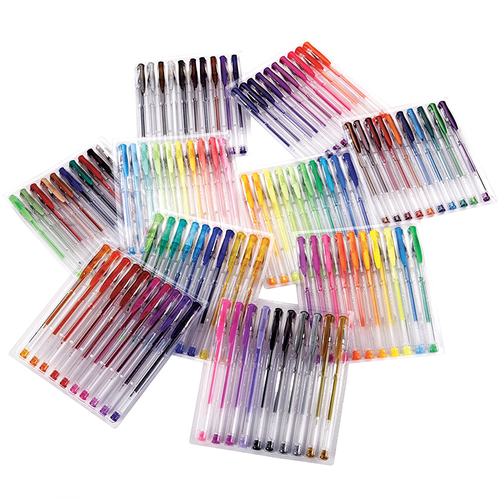 Ensemble de stylos gel Super Colossal, 100 pièces