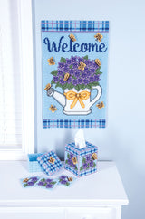 Kit d'ensemble de toile en plastique Spring Welcome