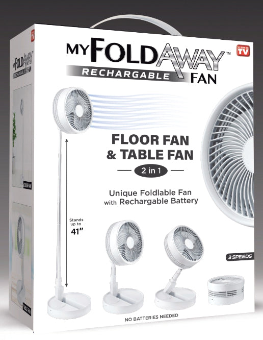 Bell + Howell My FoldAway Rechargeable Fan