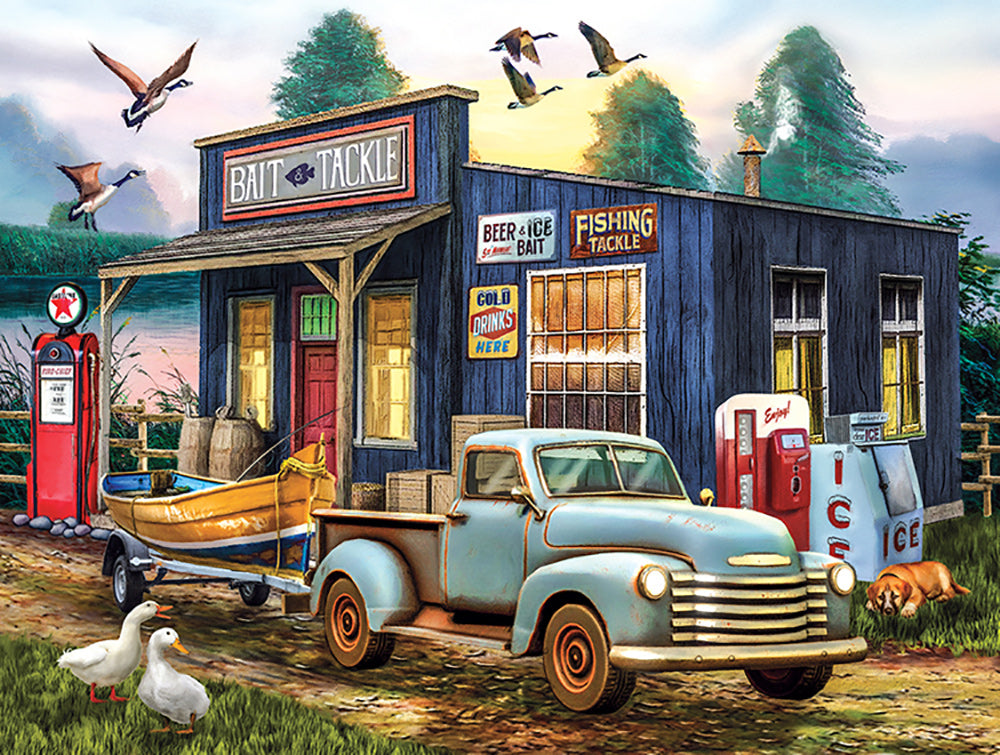 The Early Bird Catches the Fish Jigsaw Puzzle