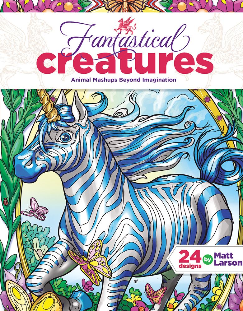 Fantastical Creatures Colouring Book
