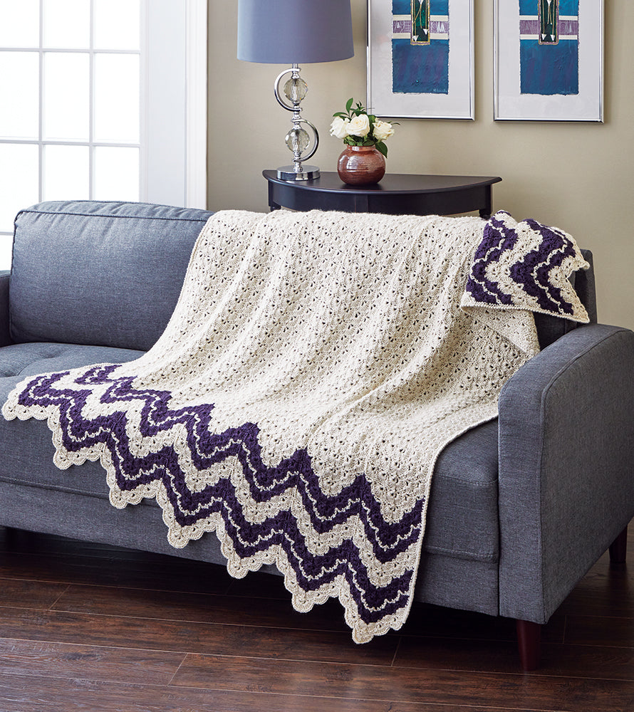 Deep V Throw – Mary Maxim Ltd