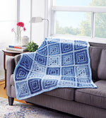 Classic Blue Throw
