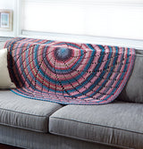 Swirling Colours Throw