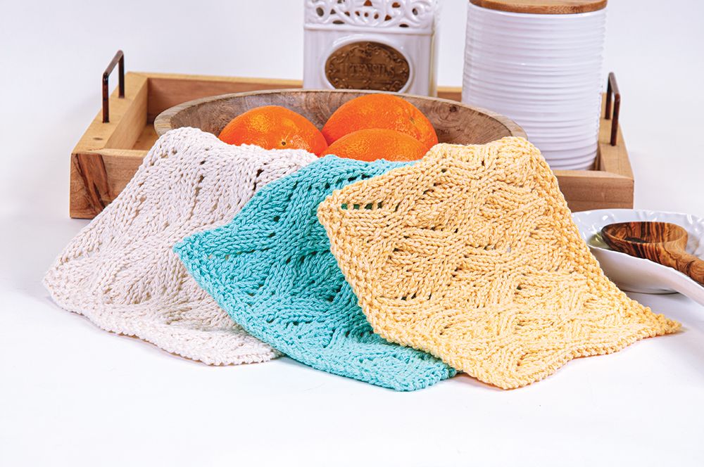 Lacey Leaves Dishcloths