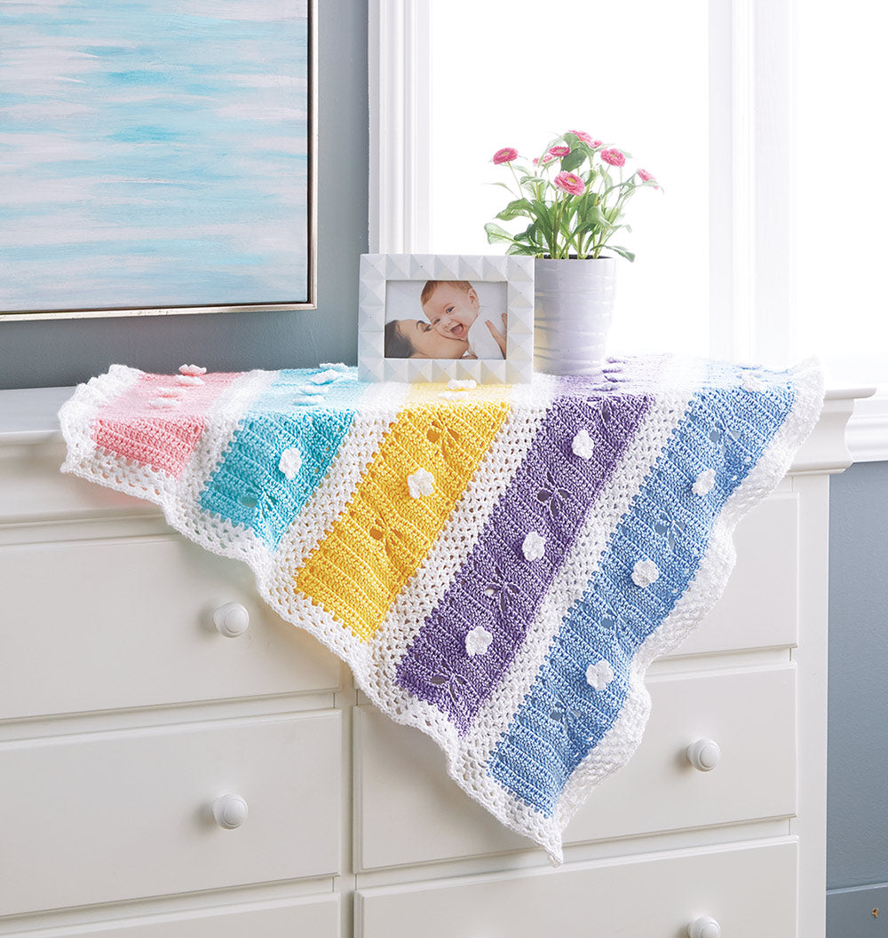 Butterfly and Blooms Blanket