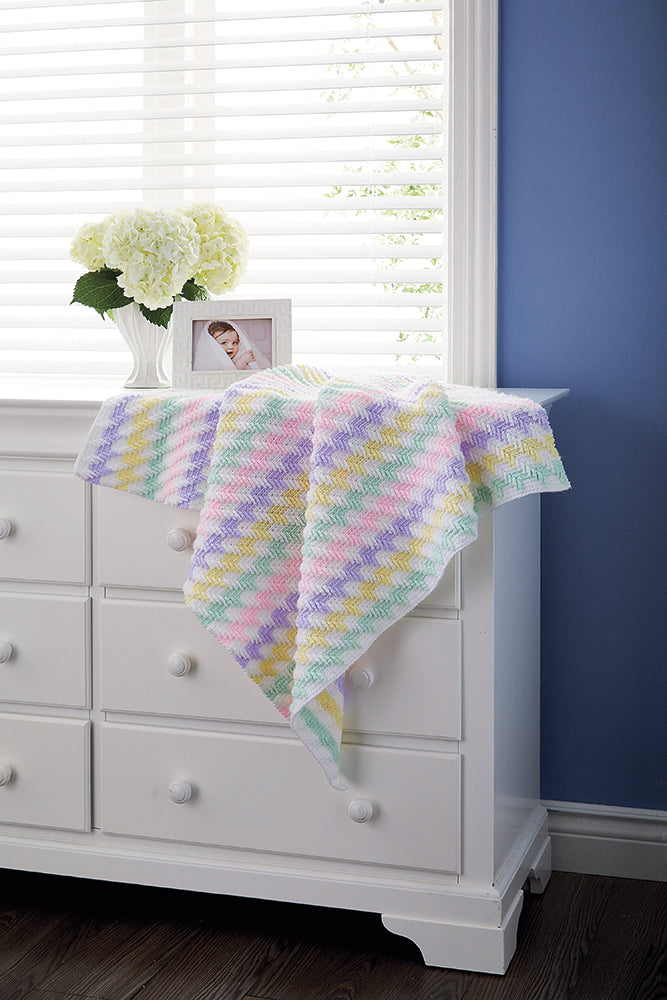 Rainbow Drop Stitch Blanket