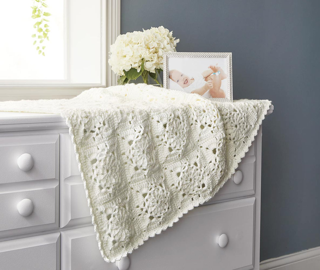 Lacy Squares Blanket