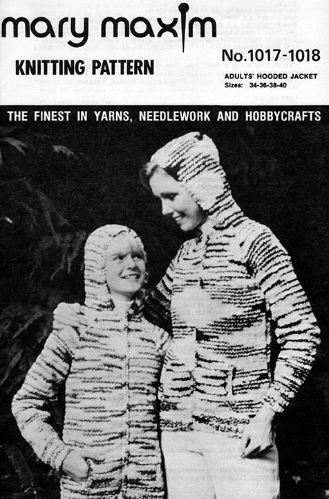 Adults' Hooded Jacket Pattern