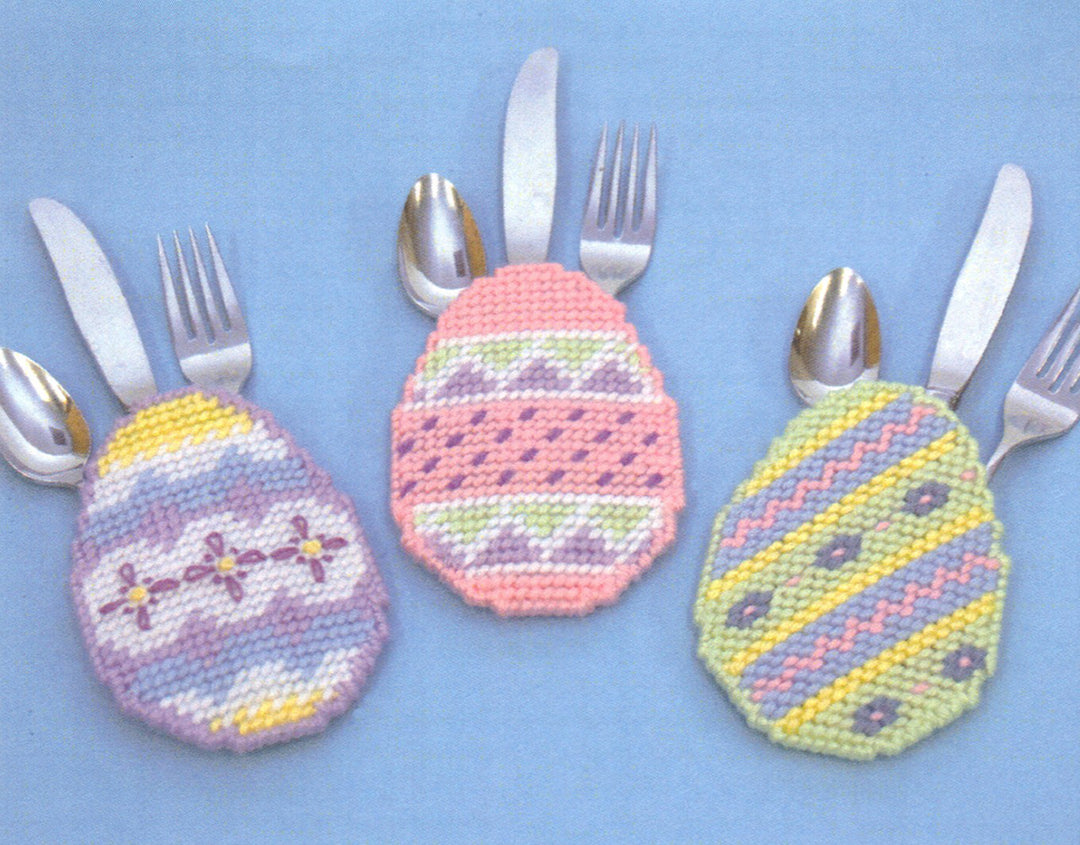 Easter Egg Silverware Pockets Pattern