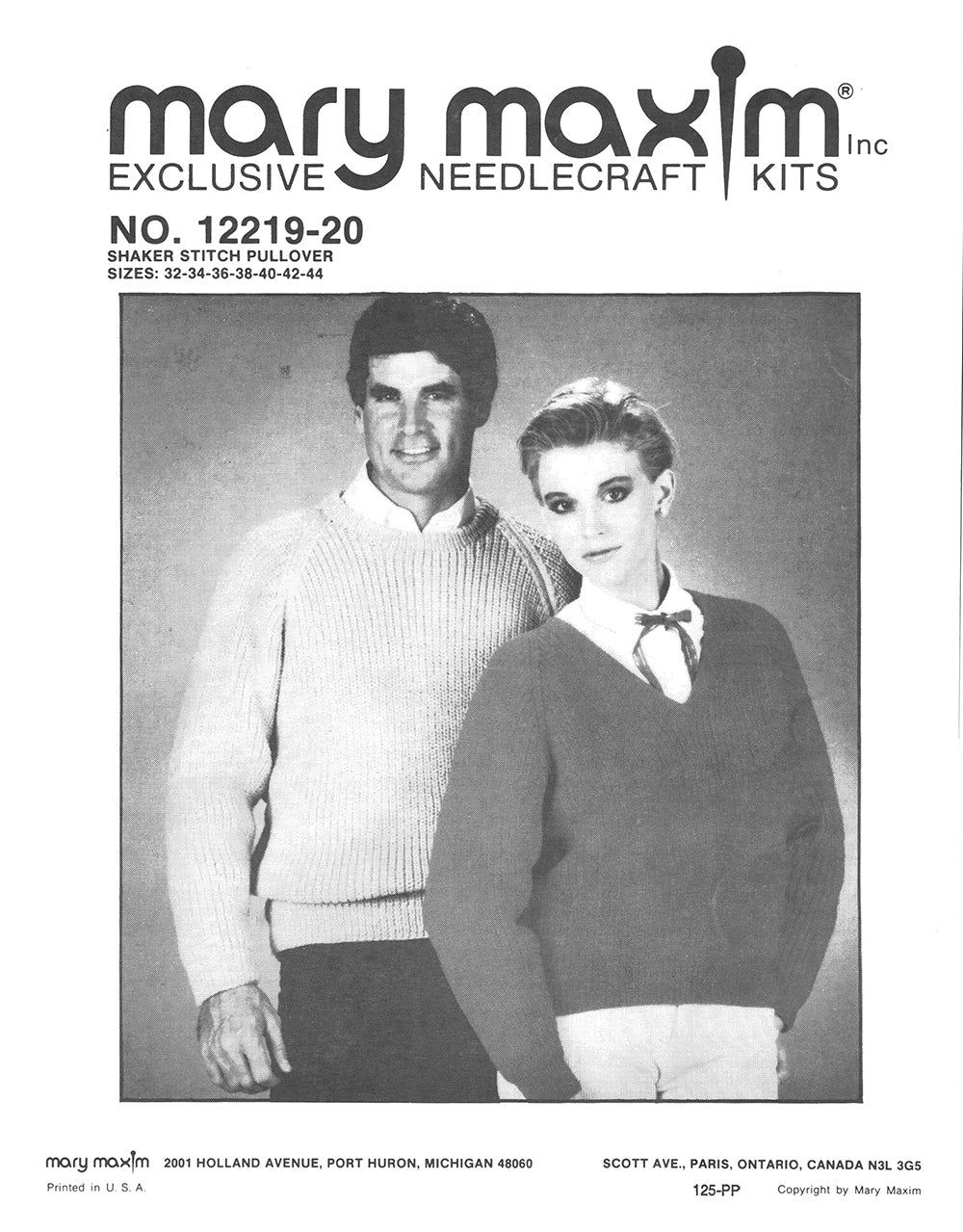 Modèle de pull au point shaker