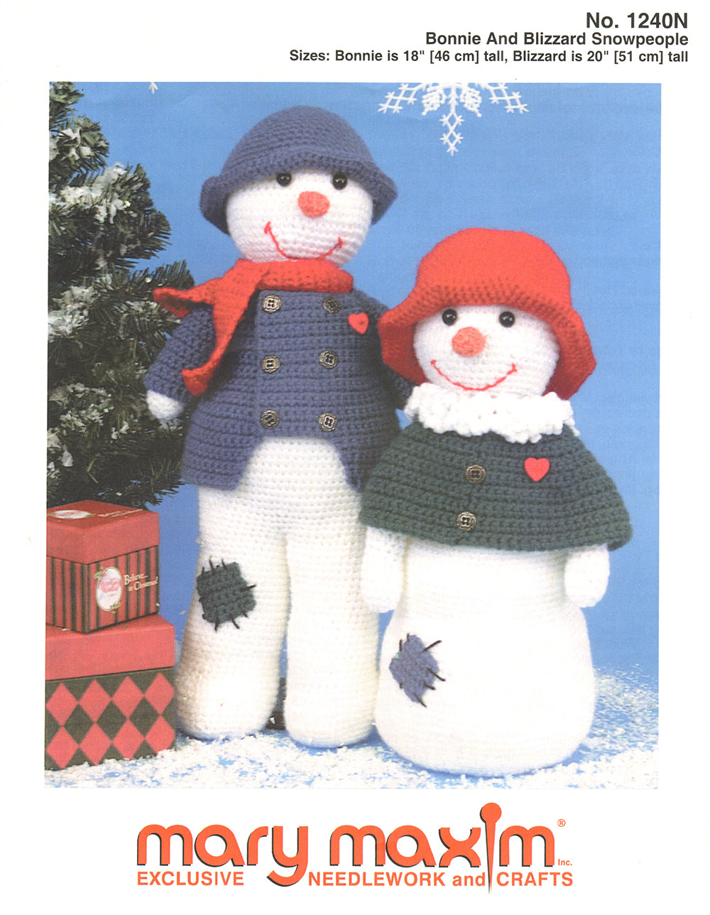 Bonnie and Blizzard Snowpeople Pattern
