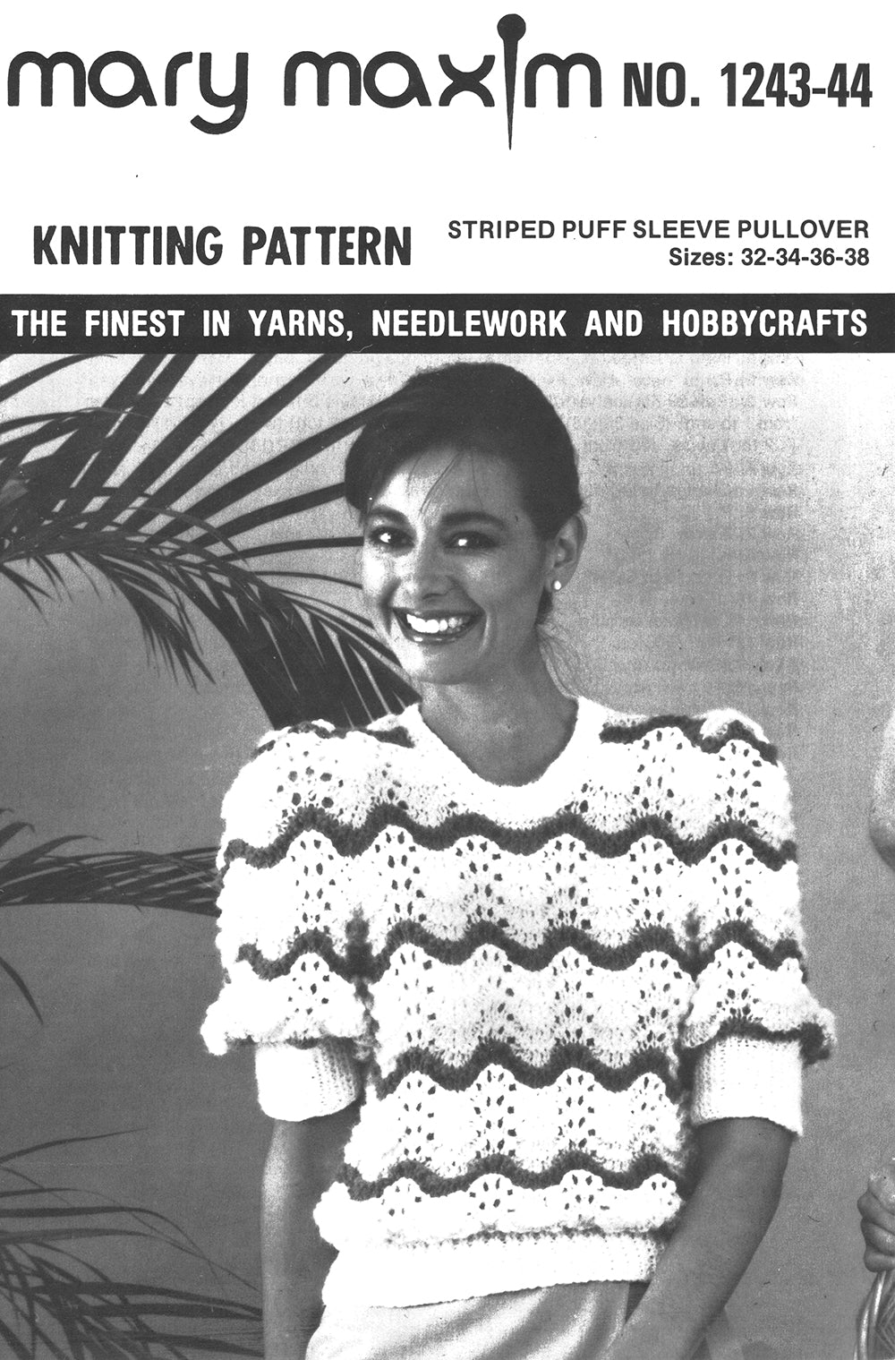 Striped Puff Sleeve Pullover Pattern