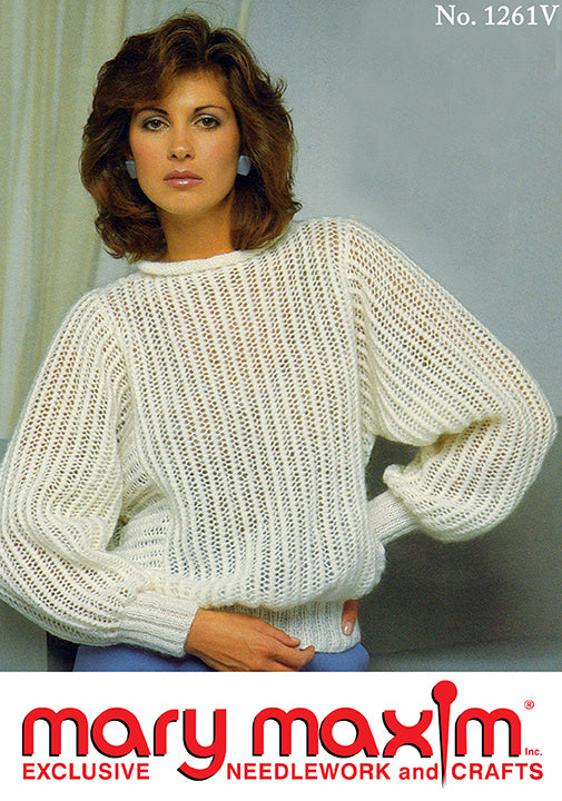 Knitted Panel Pullover Pattern