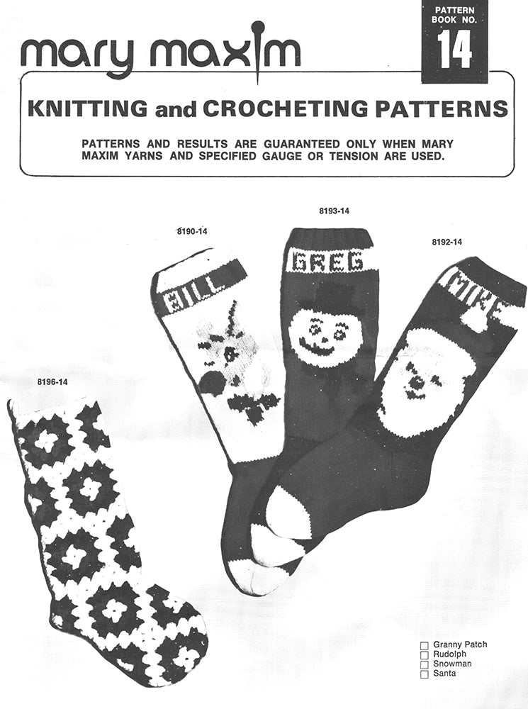 Knitting and Crocheting Pattern Booklet