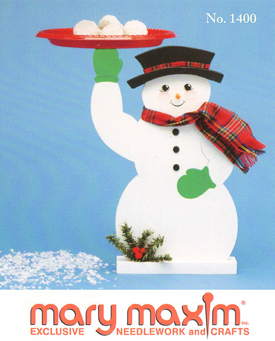 Snowman Cookie Holder Pattern