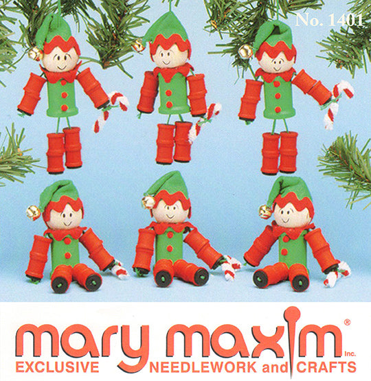 Spool Elf Ornaments Pattern