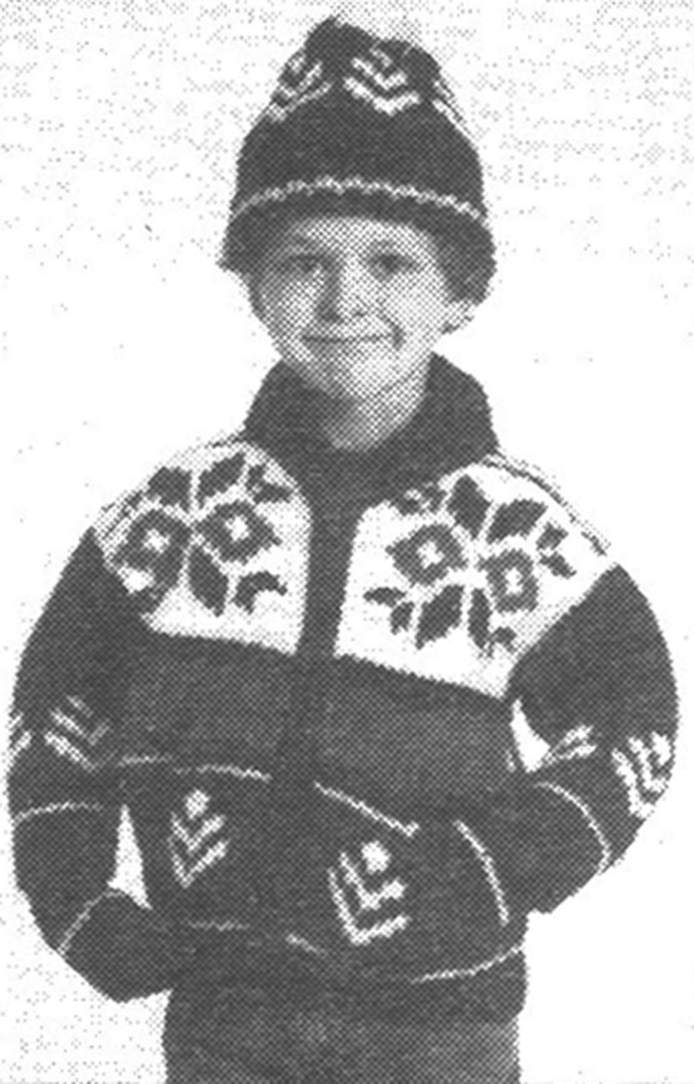 Aztec Jacket With Hat And Mitts Pattern