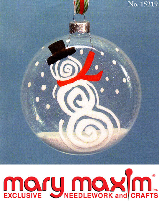 Glass Snowman Ornament Pattern