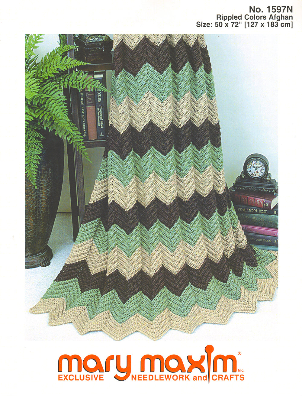 Rippled Colors Afghan Pattern