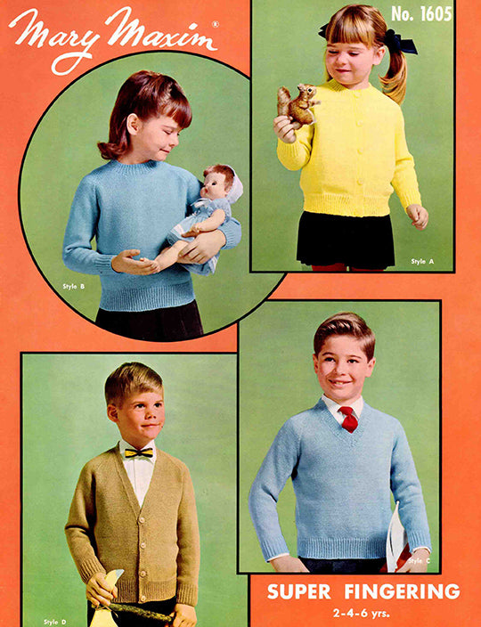 Children's Cardigans and Pullovers Pattern