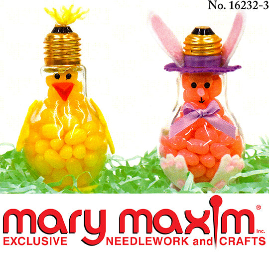 Light Bulb Chick and Bunny Pattern
