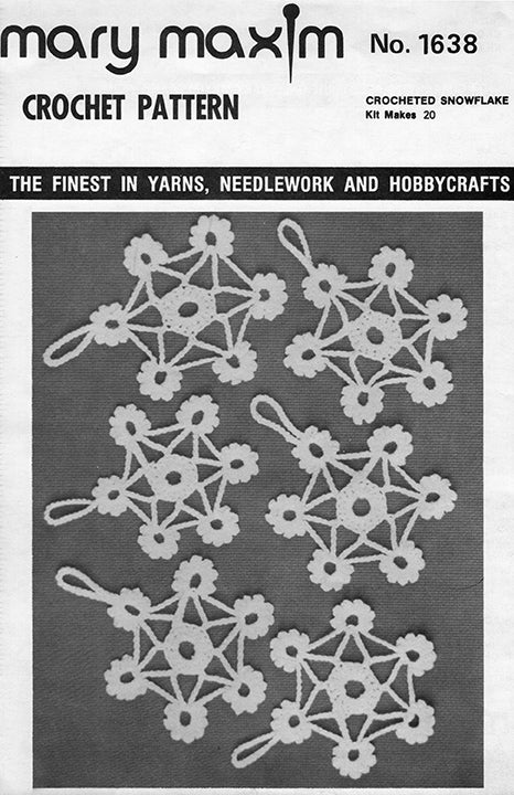 Crocheted Snowflake Pattern