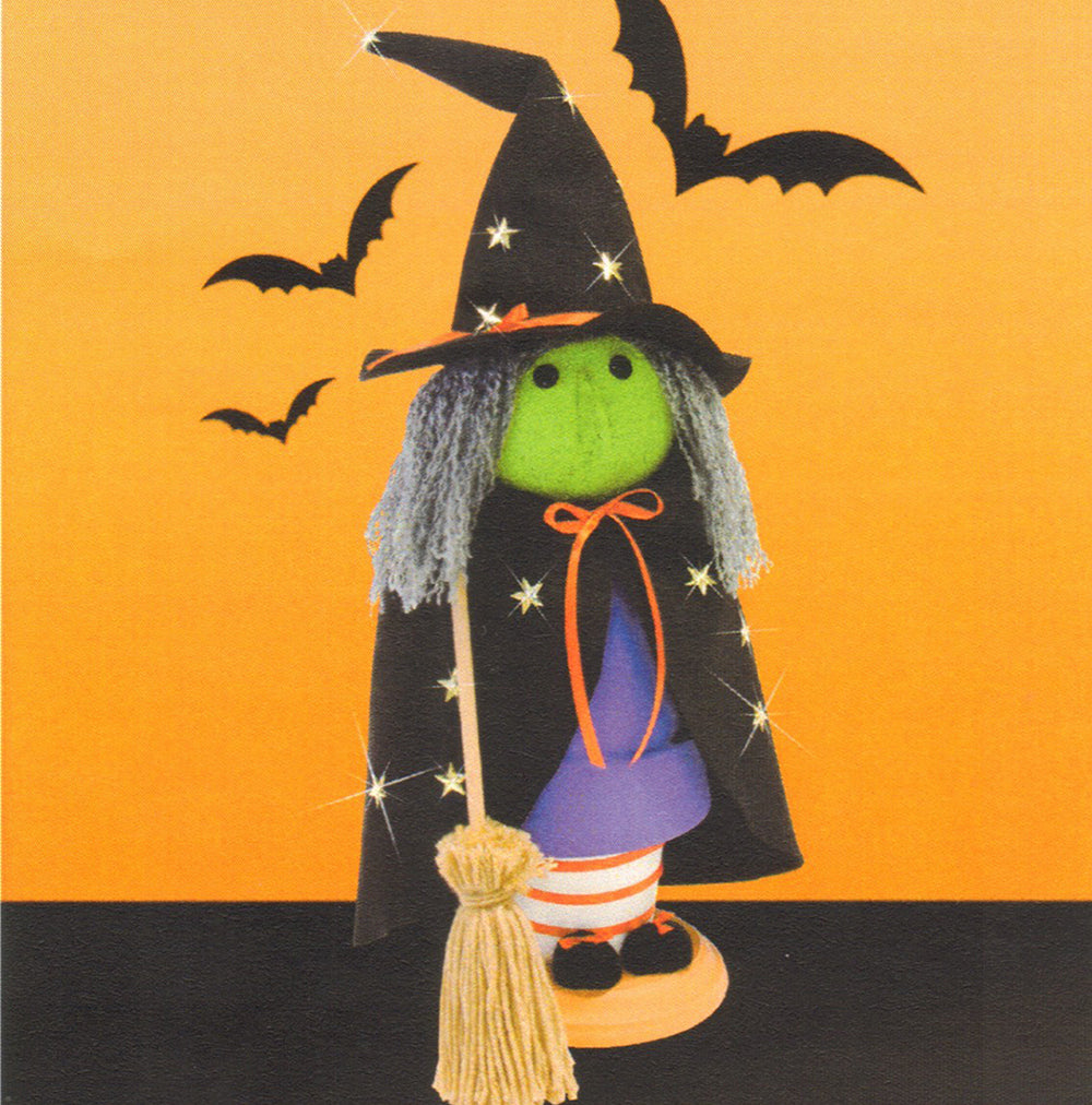 Clay Pot Witch Pattern