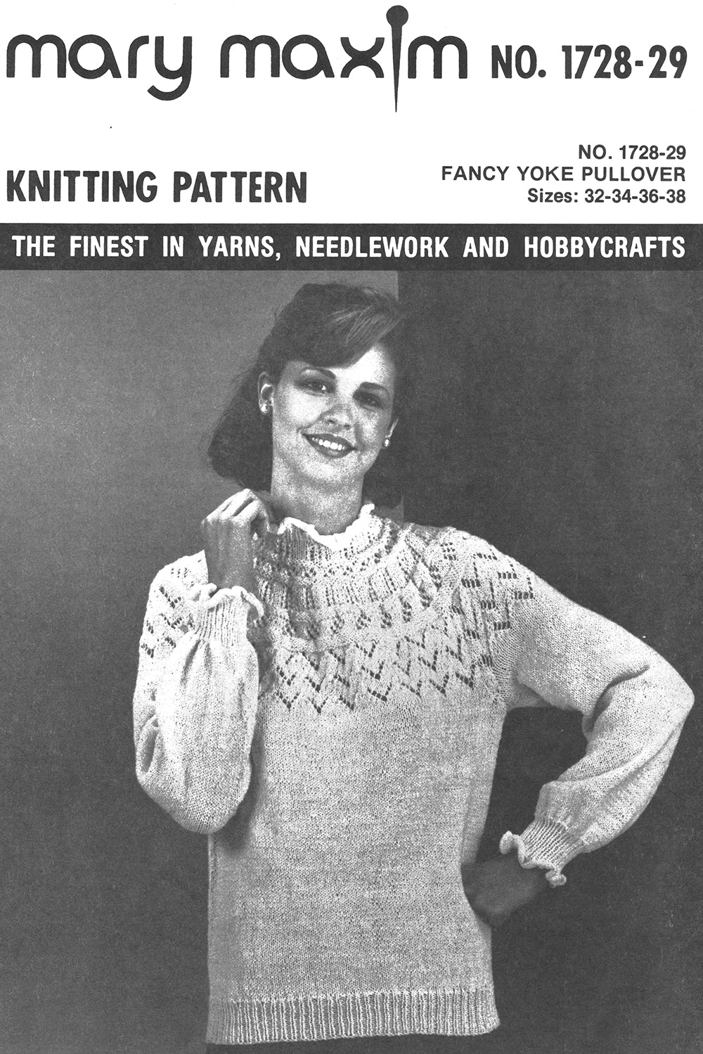 Fancy Yoke Pullover Pattern