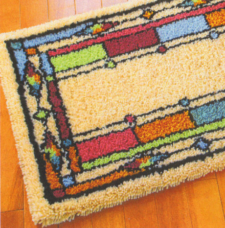 Kits de Crochet de Verrouillage Création de Tapis à Crocher 38 x 52 cm Kits de Crochet de Verrouillage Création de Tapis à Crocher 38 x 52 cm