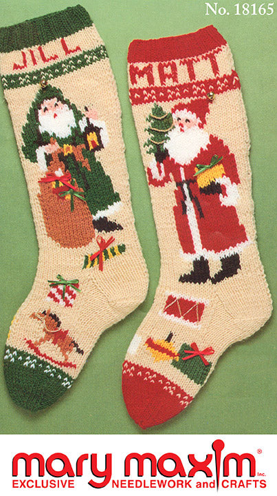 Old Time Santa Stockings Pattern