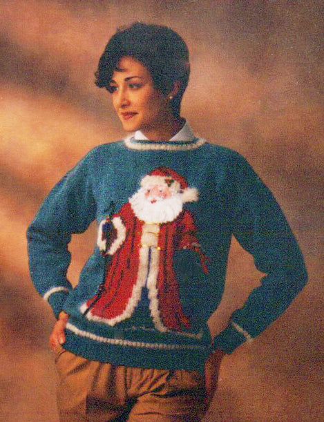 Modèle de pull de Père Noël antique