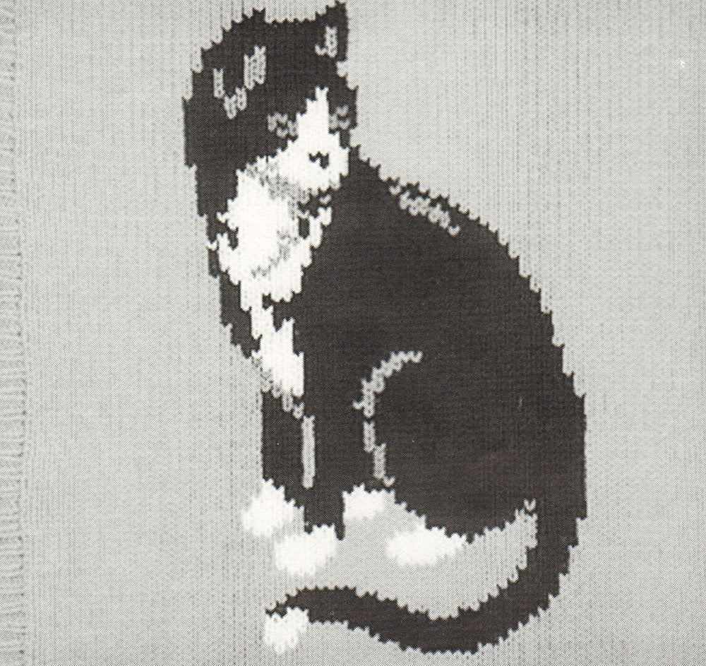 Black And White Cat Pullover Pattern