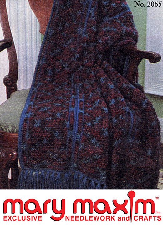 Free Contemporary Paneled Afghan Pattern