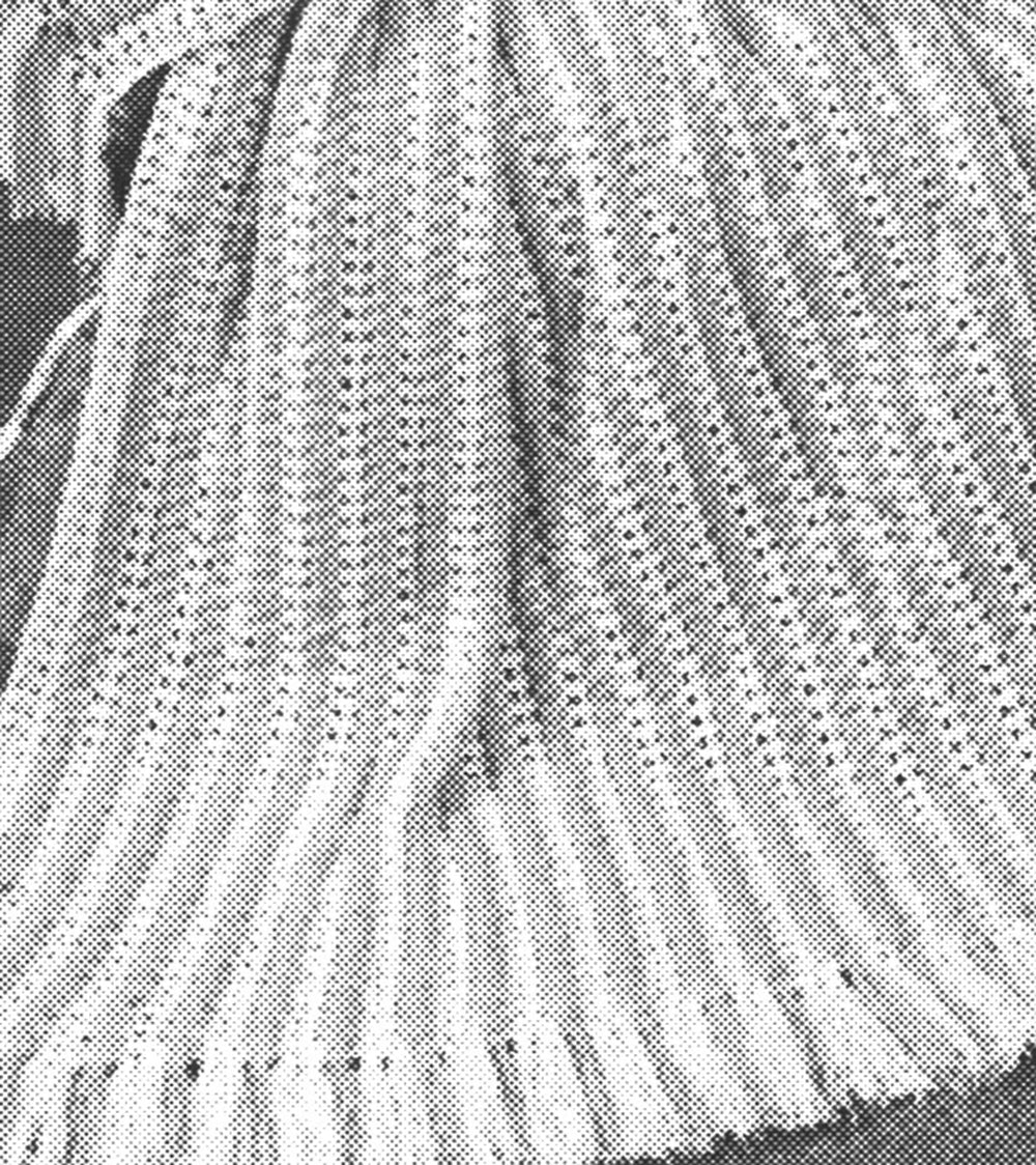 Clustered Stripes Afghan Pattern